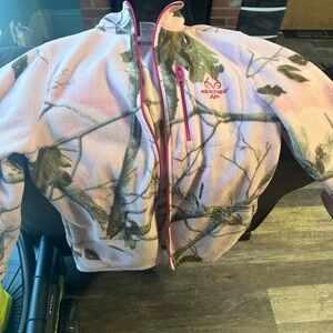 RealTree Pink Camo Fleece Jacket